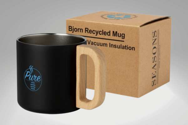 Mug personnalisable acier inoxydable recyclé