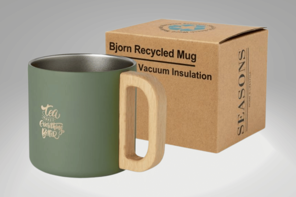 Mug personnalisable acier inoxydable recyclé